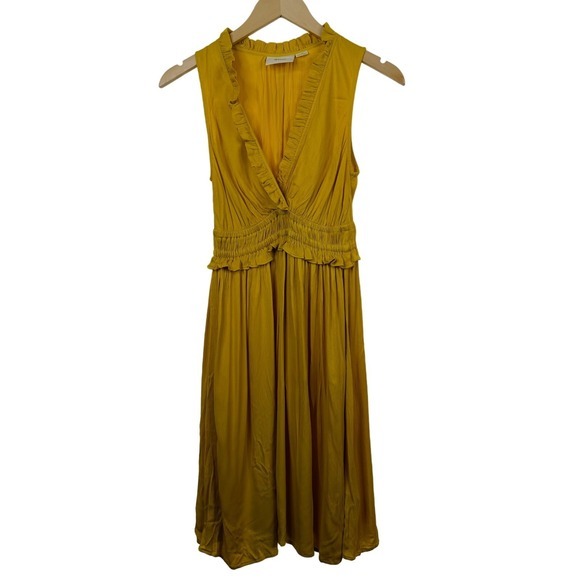 Maeve Anthropologie La‎ Habana Dress in Mango Size XS - Picture 2 of 7